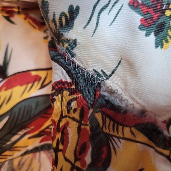 Vintage INC International Concepts Hawaiian Shirt Pineapple Rayon XL Flaws - Picture 8 of 14